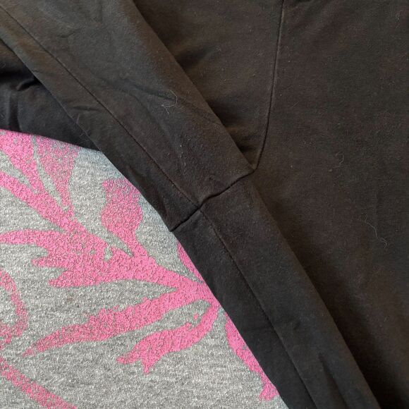 Victoria’s Secret PINK Rhinestone Sequin Bling Foldover Flare Leggings - LG - Picture 10 of 12